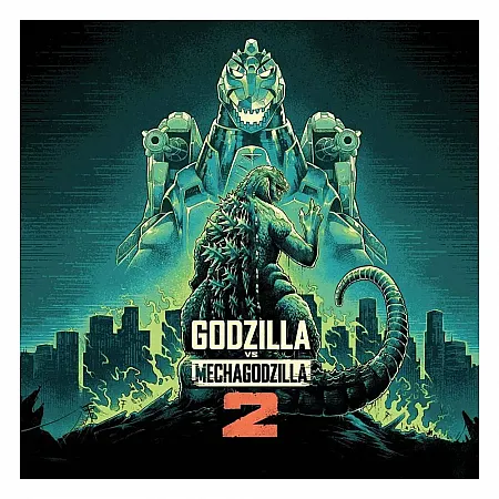GODZILLA VERSUS MECHAGODZILLA II ORIGINAL MOTION PICTURE SOUNDTRACK BY AKIRA IFUKUBE VINYL 2XLP (VARIANT)