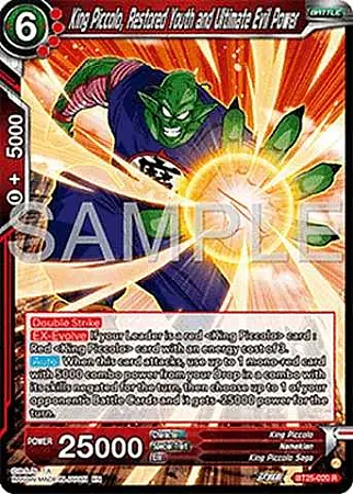 King Piccolo, Restored Youth and Ultimate Evil Power - BT25-020 - Rare