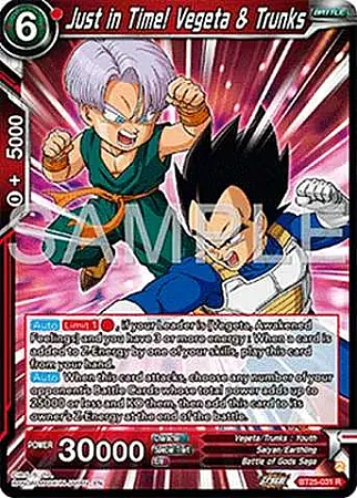 Just in Time! Vegeta & Trunks - BT25-031 - Rare