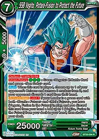SSB Vegito, Potara-Fusion to Protect the Future - BT25-094 - Rare