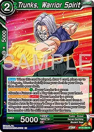 Trunks, Warrior Spirit - BT25-080 - Rare