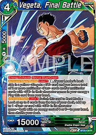 Vegeta, Final Battle - BT25-134 - Rare