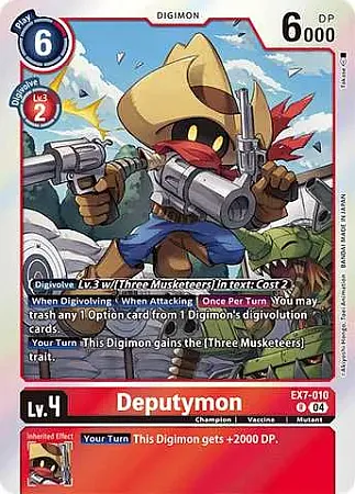 Deputymon - EX7-010 - Rare