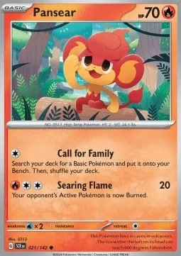 Pansear (SCR 021) - Common (Reverse Holo)