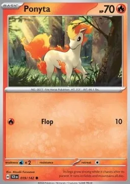 Ponyta (SCR 019) - Common (Reverse Holo)