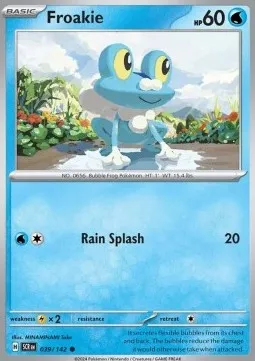 Froakie (SCR 039) - Common (Reverse Holo)