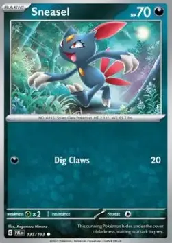 Sneasel (PAL 133) - Common (Reverse Holo)
