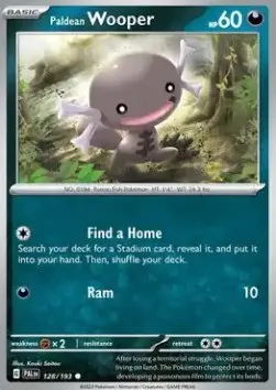 Paldean Wooper (PAL 128) - Common (Foil)