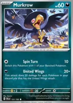 Murkrow (PAL 131) - Common (Foil)