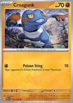 Croagunk (PAL 114) - Common (Foil)