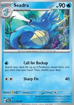 Seadra (SFA 011) - Common (Reverse Holo)