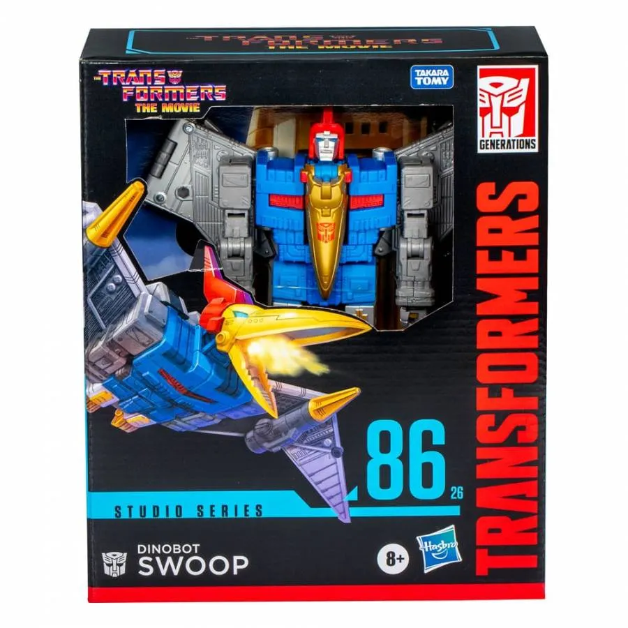 THE TRANSFORMERS: THE MOVIE STUDIO SERIES LEADER CLASS ACTION FIGURE DINOBOT SWOOP 22 CM
