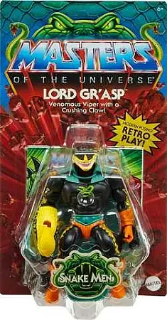 MASTERS OF THE UNIVERSE ORIGINS ACTION FIGURE SNAKE MEN: LORD GR'ASP 14 CM