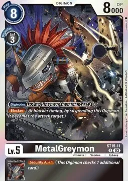 MetalGreymon - ST15-11 - Rare