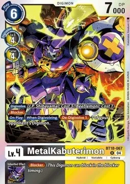 MetalKabuterimon - BT18-067 - Rare