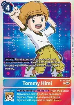 Tommy Himi - BT18-089 - Rare