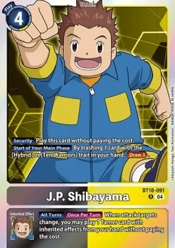 J.P. Shibayama - BT18-091 - Rare
