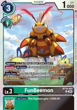 FunBeemon - BT19-045 - Rare