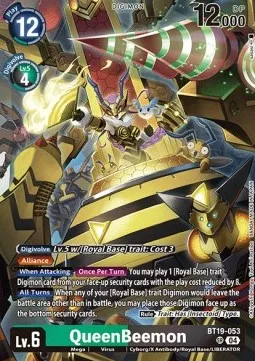 QueenBeemon - BT19-053 - Super Rare