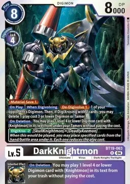 DarkKnightmon - BT19-063 - Rare
