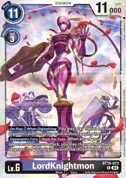 LordKnightmon - BT19-072 - Rare