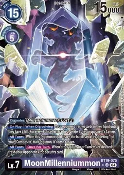 MoonMillenniummon - BT19-075 - Alternative Art