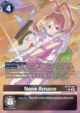 Nene Amano - BT19-087 - Alternative Art