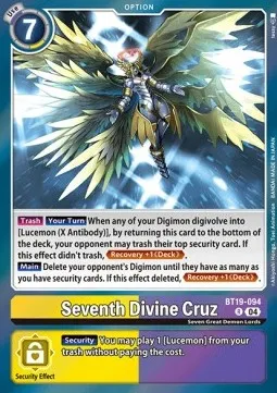 Seventh Divine Cruz - BT19-094 - Rare
