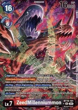ZeedMillenniummon - BT19-101 - Alternative Art
