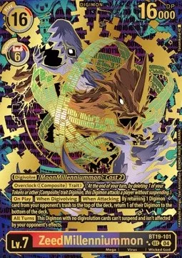 ZeedMillenniummon - BT19-101 - Special Rare