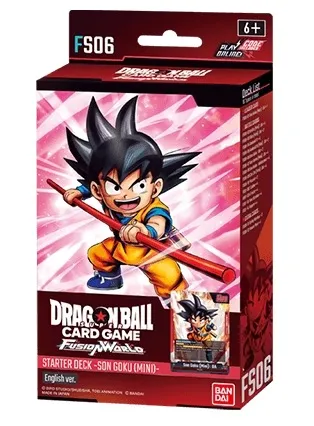 DRAGON BALL SUPER CG FUSION WORLD - (MINI) GOKU (FS06) STARTER DECK - EN