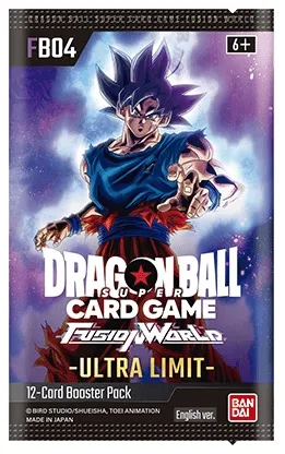 DRAGON BALL SUPER CG FUSION WORLD - ULTRA LIMIT FB04 BOOSTER PACK - EN