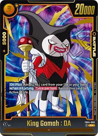 King Gomah : DA - FB04-080 - Rare (Gold Foil)