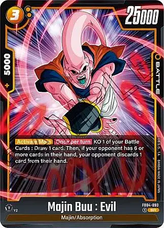 Majin Buu : Evil - FB04-093 - Super Rare