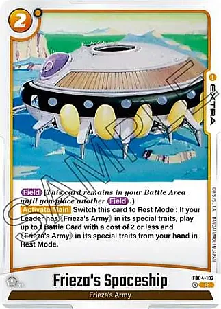 Frieza's Spaceship - FB04-102 - Rare