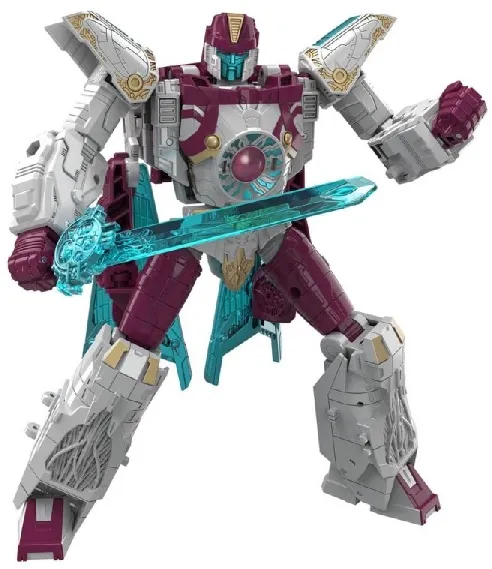 TRANSFORMERS GENERATIONS LEGACY UNITED VOYAGER CLASS ACTION FIGURE CYBERTRON UNIVERSE VECTOR PRIME 18CM