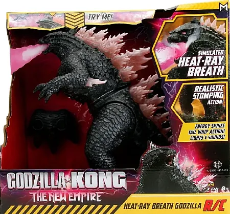 GODZILLA X KONG THE NEW EMPIRE ACTION FIGURE RC HEAT RAY BREATH GODZILLA 63 CM