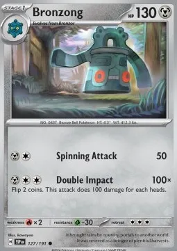 Bronzong (SSP 127) - Common (Reverse Holo)