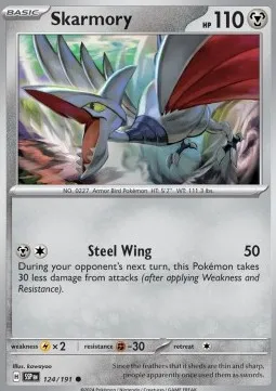 Skarmory (SSP 124) - Common (Reverse Holo)
