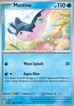 Mantine (SSP 040) - Common (Reverse Holo)