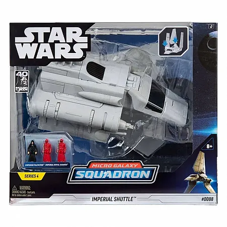 STAR WARS VEHICLE WITH FIGURE DELUXE ARMORED IMPERIAL SHUTTLE 20 CM