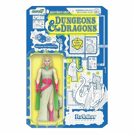 DUNGEONS & DRAGONS REACTION ACTION FIGURE WAVE 04 EFREETI GLOW IN THE DARK 10 CM