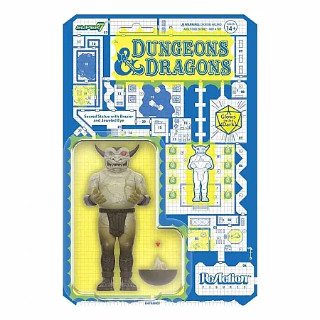 DUNGEONS & DRAGONS REACTION ACTION FIGURE WAVE 04 SACRED STATUE GLOW IN THE DARK 10 CM