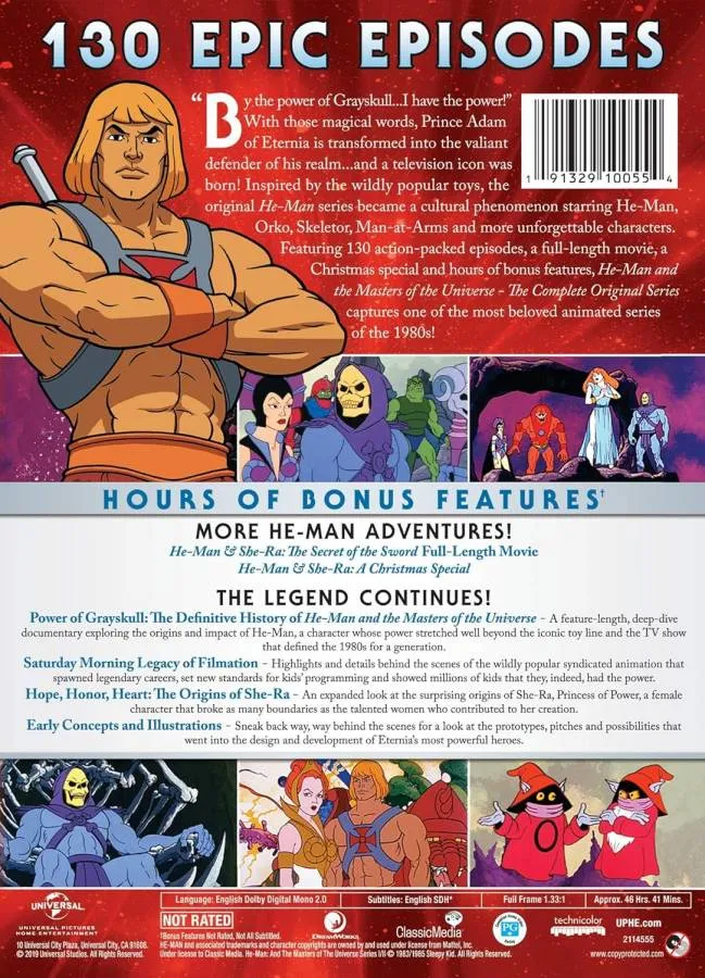 HE-MAN AND THE MASTERS OF THE UNIVERSE THE COMPLETE ORIGINAL SERIES [DVD]