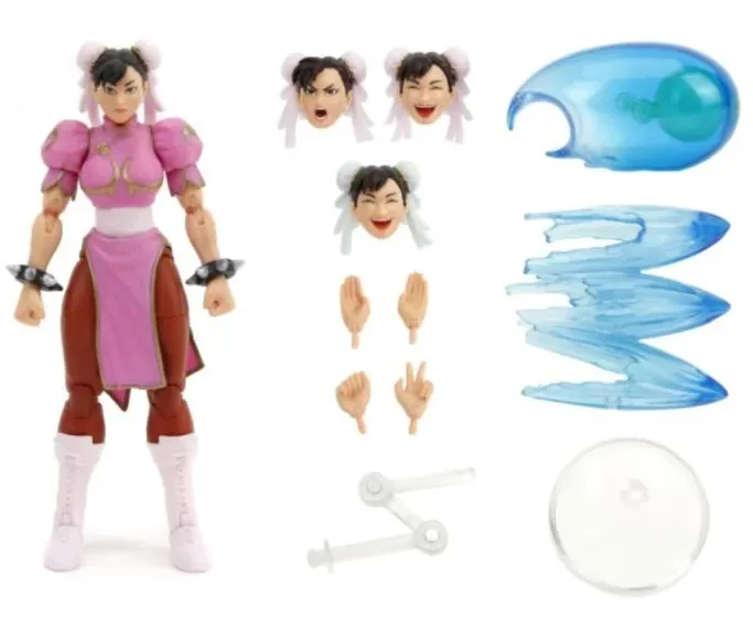 ULTRA STREET FIGHTER II: THE FINAL CHALLENGERS ACTION FIGURE CHUN-LI PLAYER 2 DELUXE VER. 15 CM