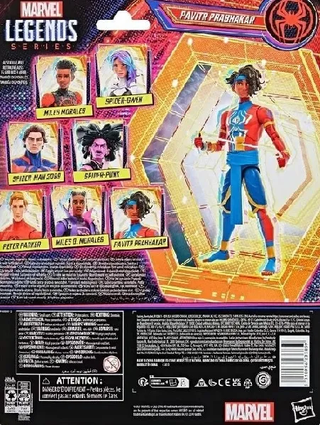 SPIDER-MAN: ACROSS THE SPIDER-VERSE MARVEL LEGENDS ACTION FIGURE PAVITR PRABHAKAR 15 CM