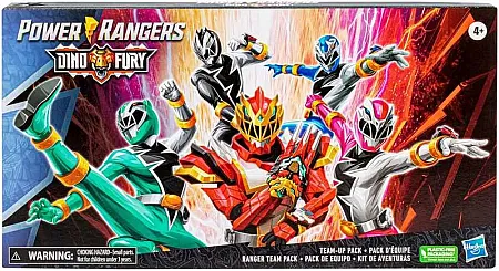 POWER RANGERS DINO FURY TEAM UP PACK, 6-INCH ACTION FIGURES