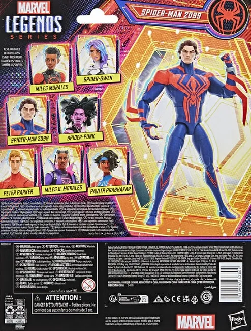 SPIDER-MAN: ACROSS THE SPIDER-VERSE MARVEL LEGENDS ACTION FIGURE SPIDER-MAN 2099 15 CM