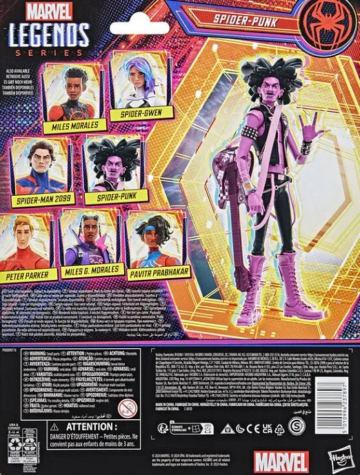 SPIDER-MAN: ACROSS THE SPIDER-VERSE MARVEL LEGENDS ACTION FIGURE SPIDER-PUNK 15 CM