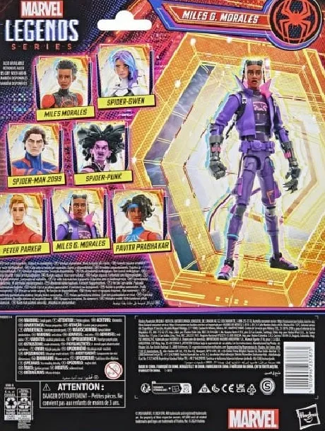 SPIDER-MAN: ACROSS THE SPIDER-VERSE MARVEL LEGENDS ACTION FIGURE MILES G. MORALES 15 CM